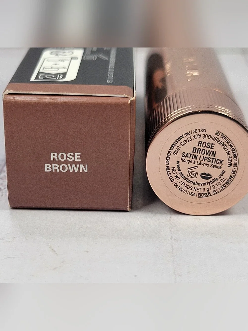 Anastasia Beverly Hills Full-Pigment Satin Velvet Lipstick BNIB